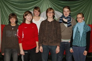 v.l.: Marcel, Kathrin, Jana, Stefan, Juliane, Julia
