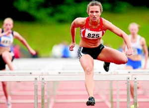 Platz 2 über 100m-Hürden und Platz 4 über 100m: Chantal Butzek vom LC Paderborn