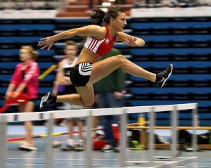 Chantal Butzek ließ sowohl über 60 Meter als auch über 60 Meter Hürden der Konkurrenz keine Chance.