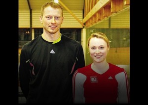 Carolin Zinn und Matthias Aust sind die glücklichen Gewinner der 9. Paderborner Ahorn-Crosslauf Night