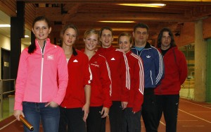 Die Sprinter der Trainingsgruppe um Thomas Prange