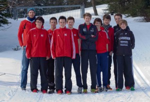2012_Cross_DM LC-Trainer Christian Scharf, Niclas Petri, Marcel Kühlert, Philipp Petri, Michel Debus, David Wildoer, Jan Austerschmidt, André Prinz, LC-Trainer Tim Rabe , Anna Gehling (SC Itzehoe).