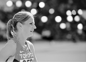 Weltklasse in Zürich, Istaf in Berlin, Umzug, Grundausbildung: Sprinterin Inna Weit hat auch nach ihrem überzeugenden Weltmeisterschafts-Auftritt in Moskau noch eine Menge zu tun. Foto: dpa