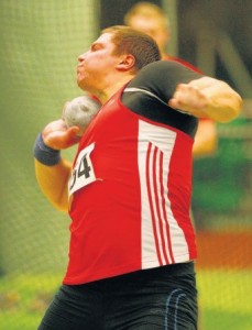 Siegertyp: Leonid Ekimov siegte in Dortmund im Kugelstoßen und steigerte seine persönliche Bestleistung auf 18,40 Meter.