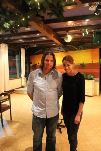 Der "Vater des Erfolgs": Thomas Prange mit Tatjana Pinto